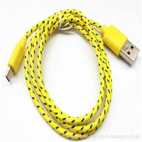 Mobile data braided wire for Samsung mobile phone
